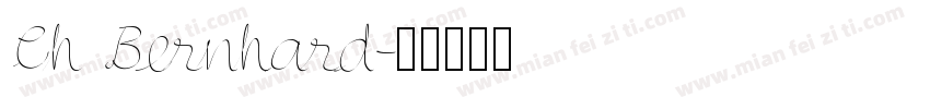 Ch Bernhard字体转换
